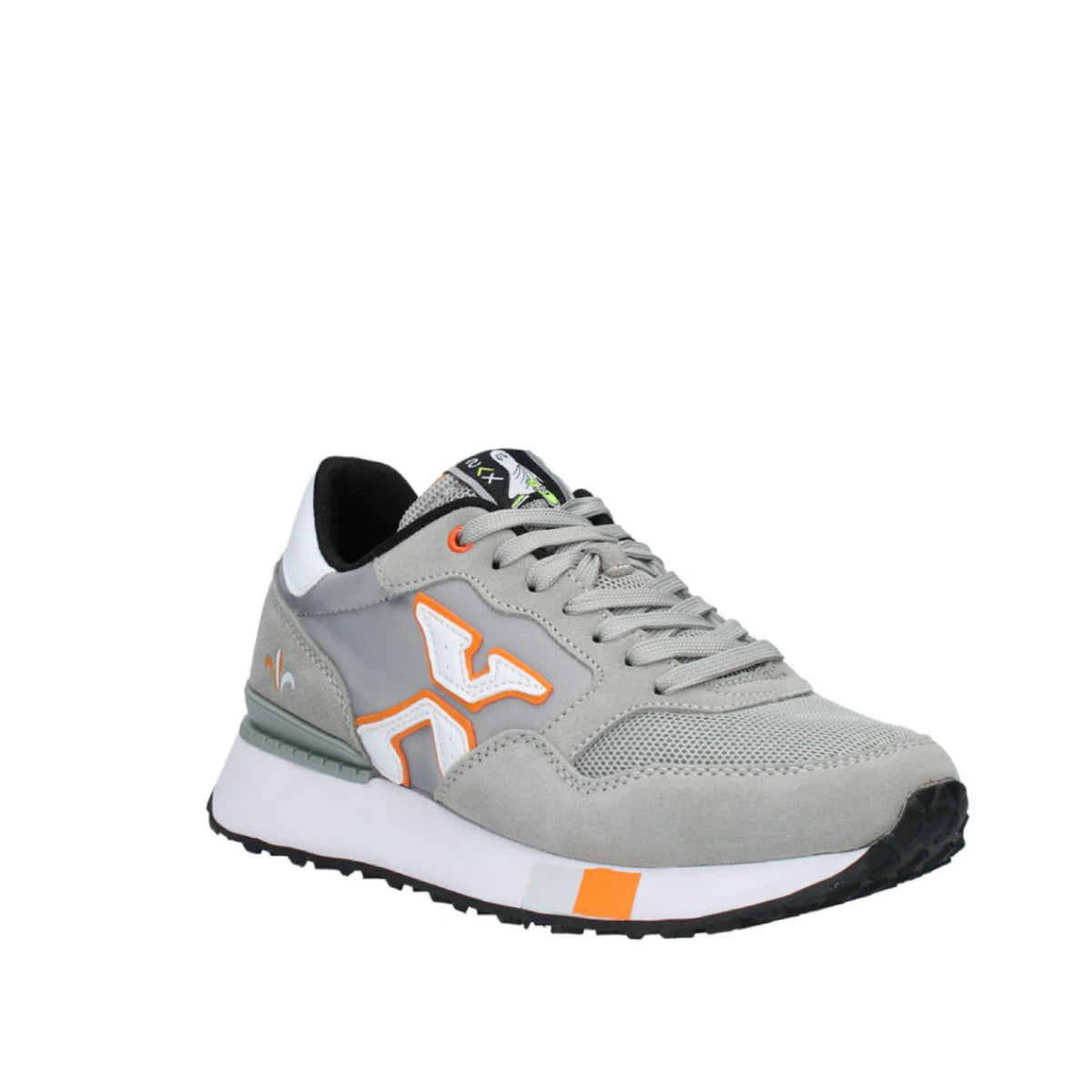 Sax Sam Sneakers grigio in camoscio e tessuto