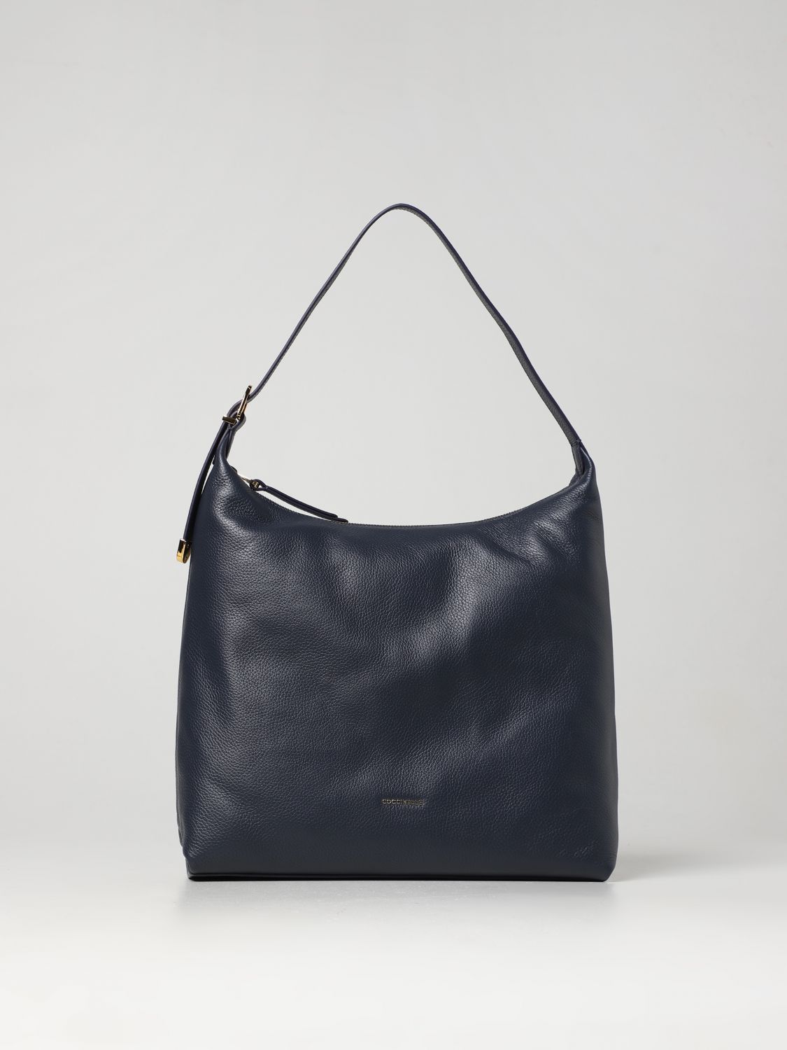 Coccinelle Tote Bag in pelle a grana blu