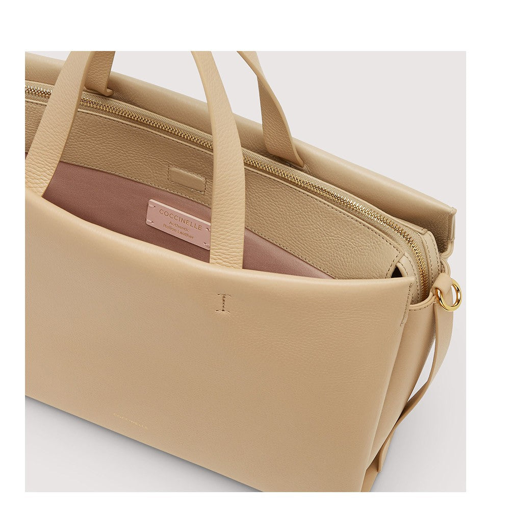 Coccinelle Borsa a mano Boheme Large beige