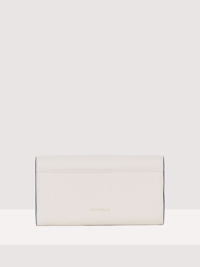 Coccinelle Portafoglio pochette con tracolla linea Magie bianco