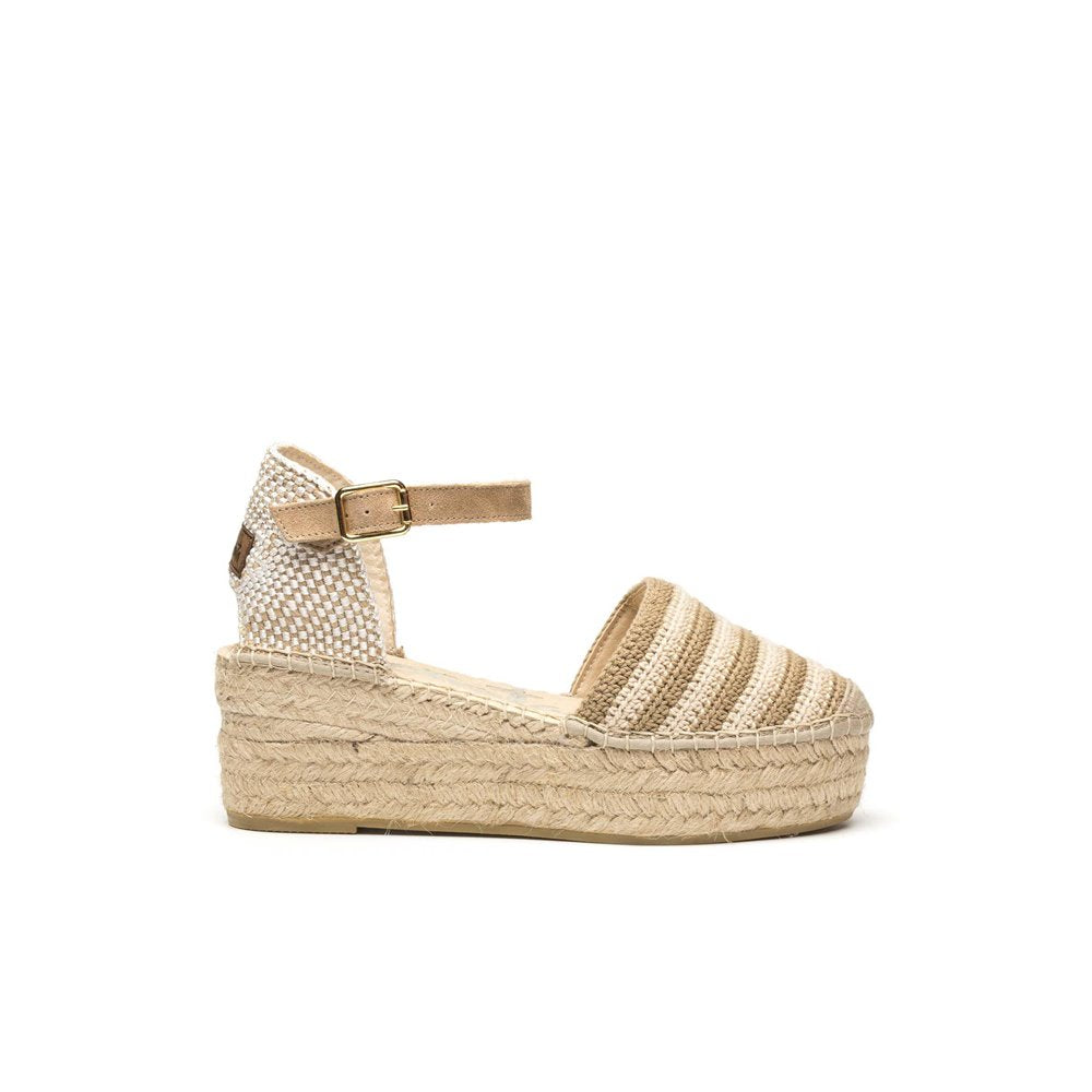 Vidorreta Espadrillas con uncinetto a righe