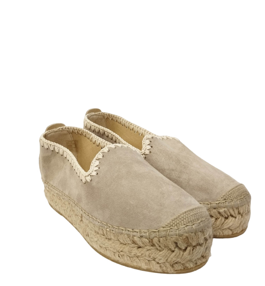 Vidorreta Espadrillas in camoscio beige