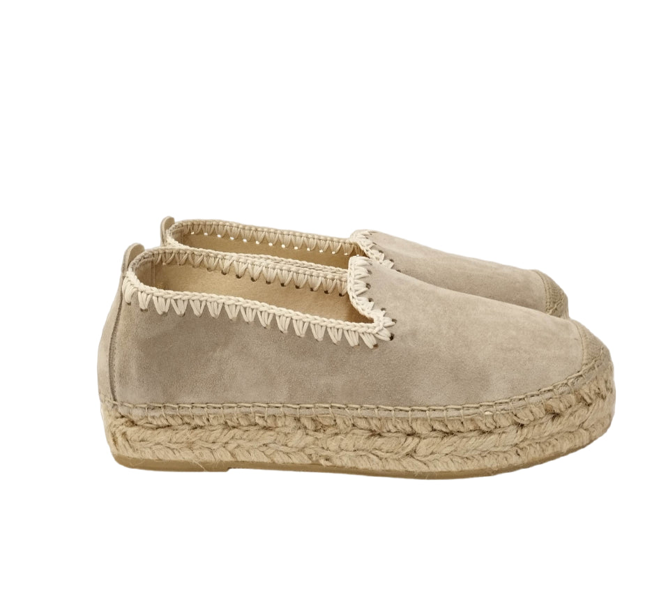 Vidorreta Espadrillas in camoscio beige