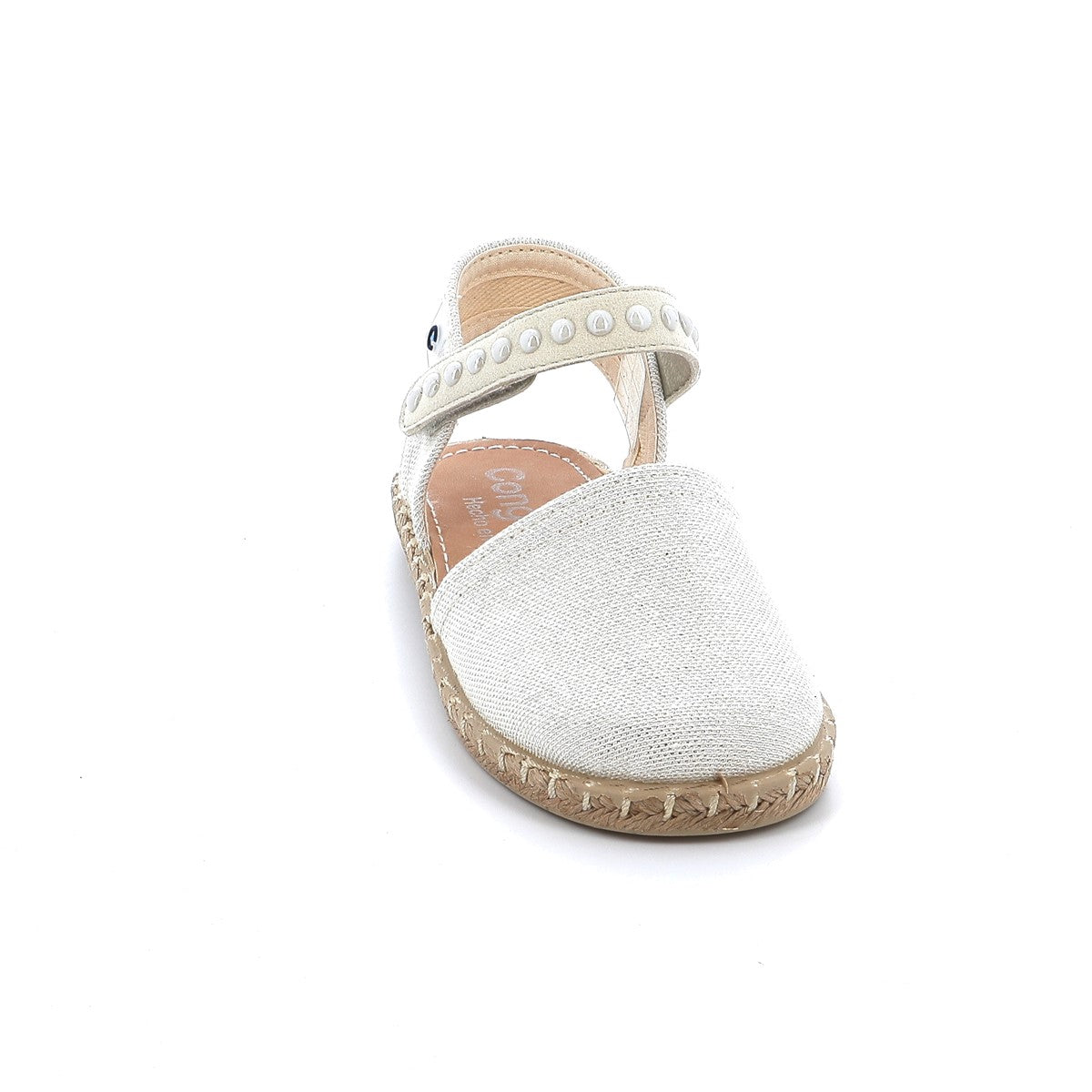 Conguitos Espadrillas beige con strappo