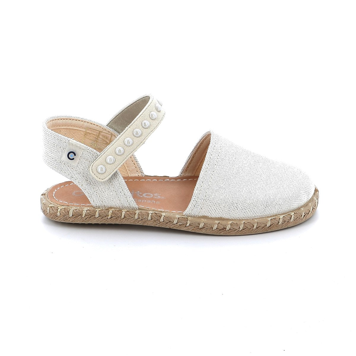 Conguitos Espadrillas beige con strappo