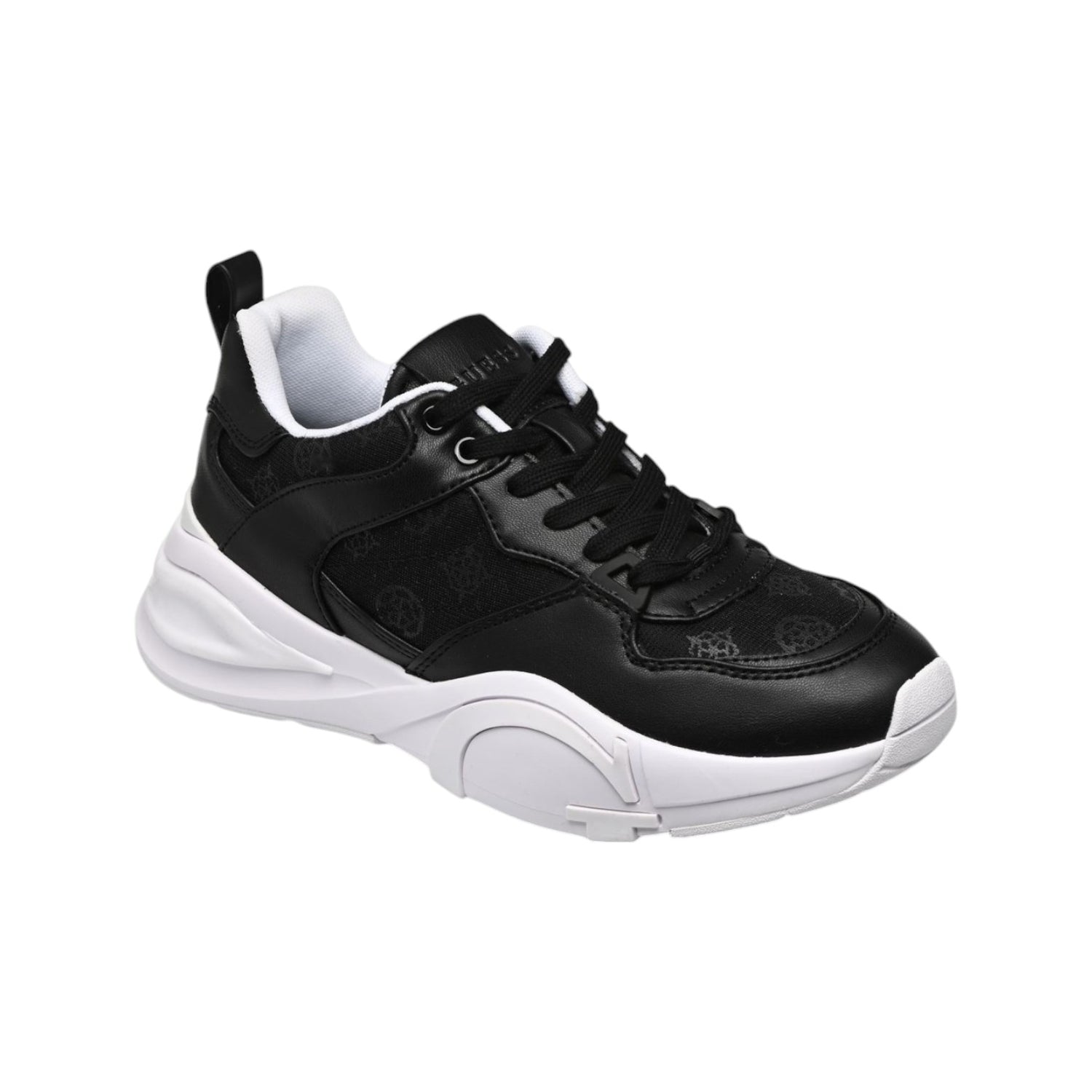 Guess Runner bestie nera logata in similpelle