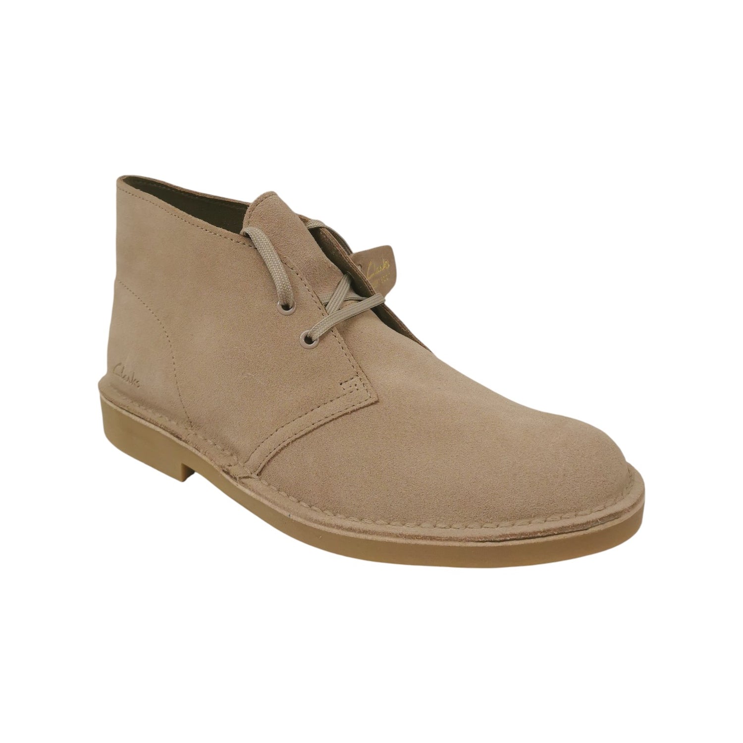 Clarks Desert Bt Evo Polacchino Uomo in Camoscio Beige