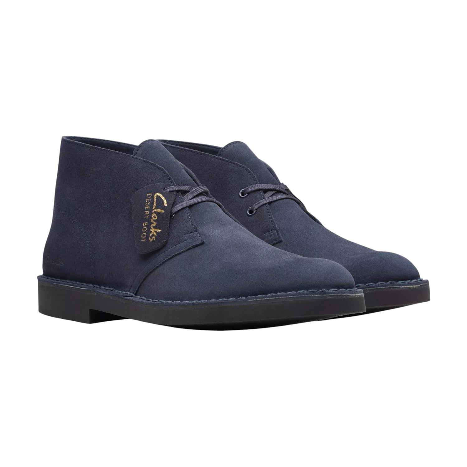 Clarks Desert Bt Evo Polacchino Uomo in Camoscio Blu