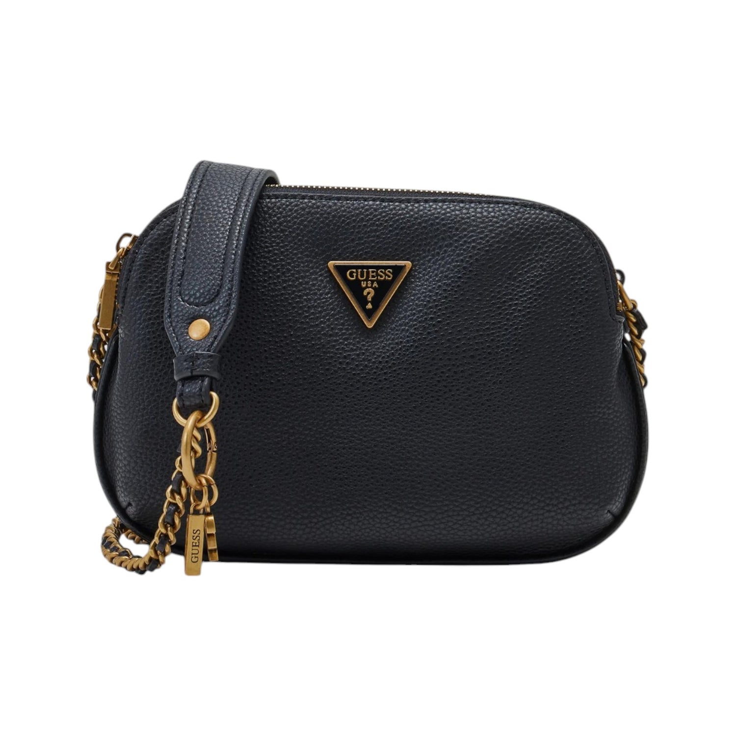 Guess Tracolla nera becci con doppia zip