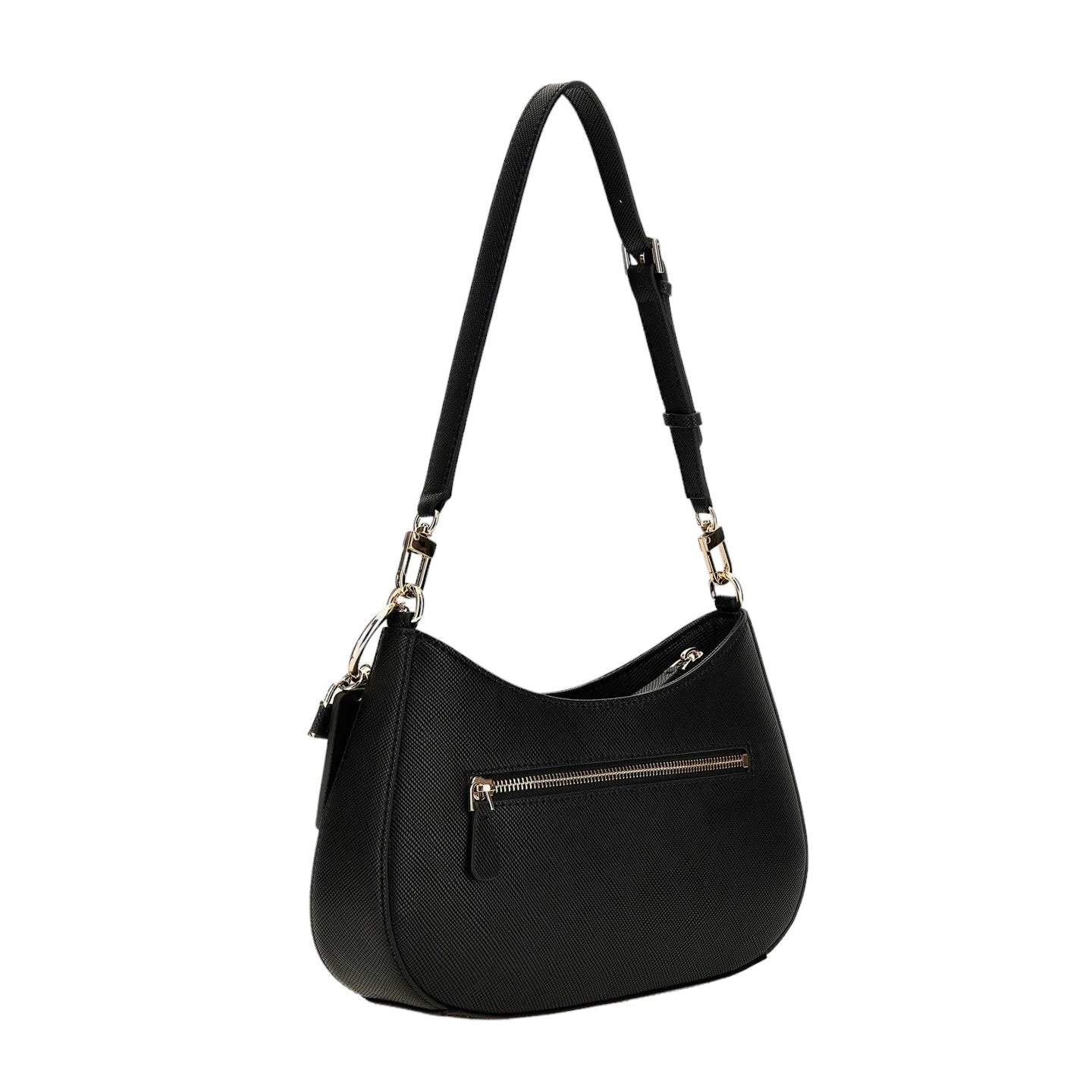 Guess Borsa a spalla nera noelle saffiano