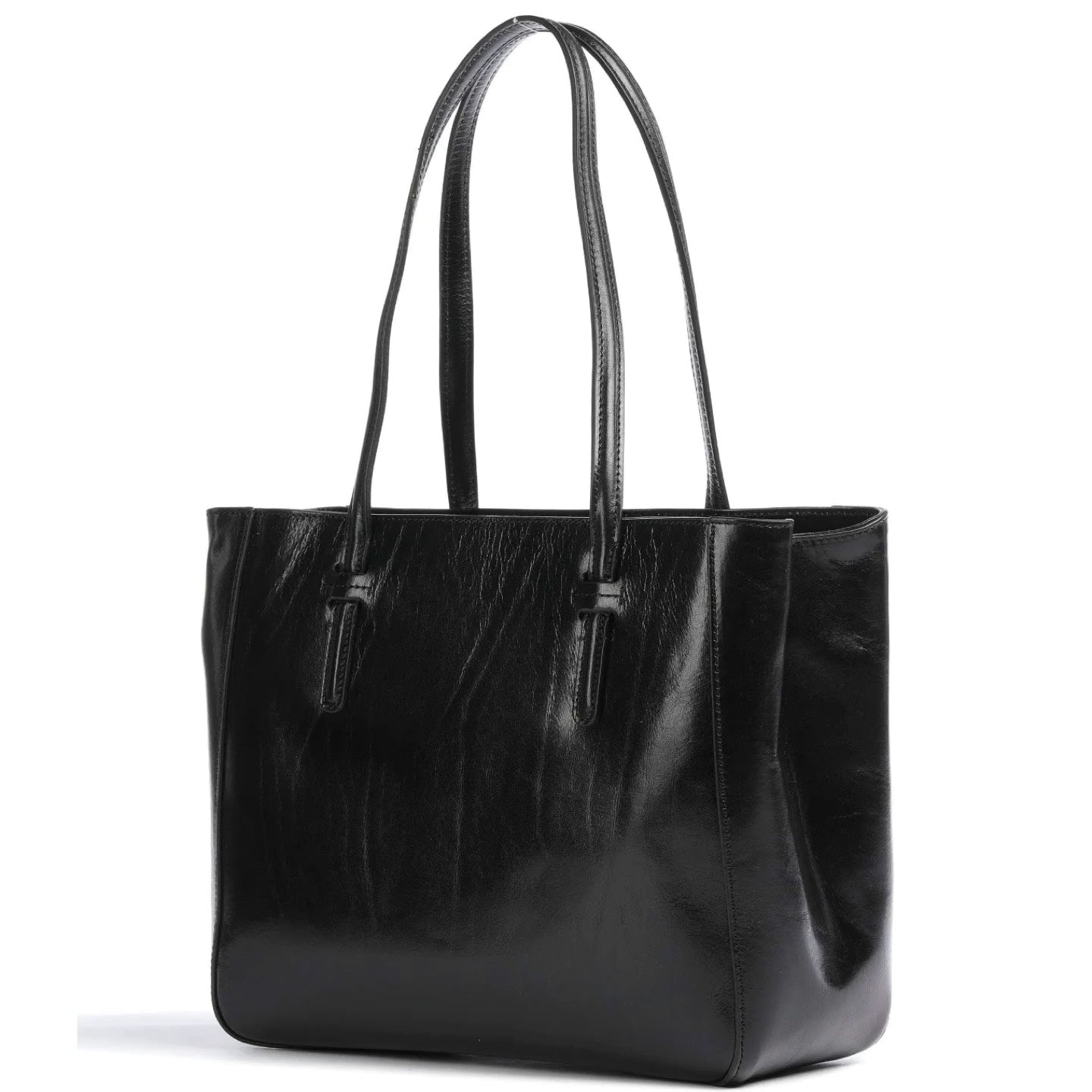 The Bridge Shopping Bag diana nera in pelle