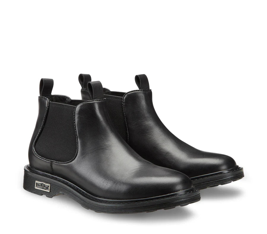 Cult Beatles nero in pelle da donna