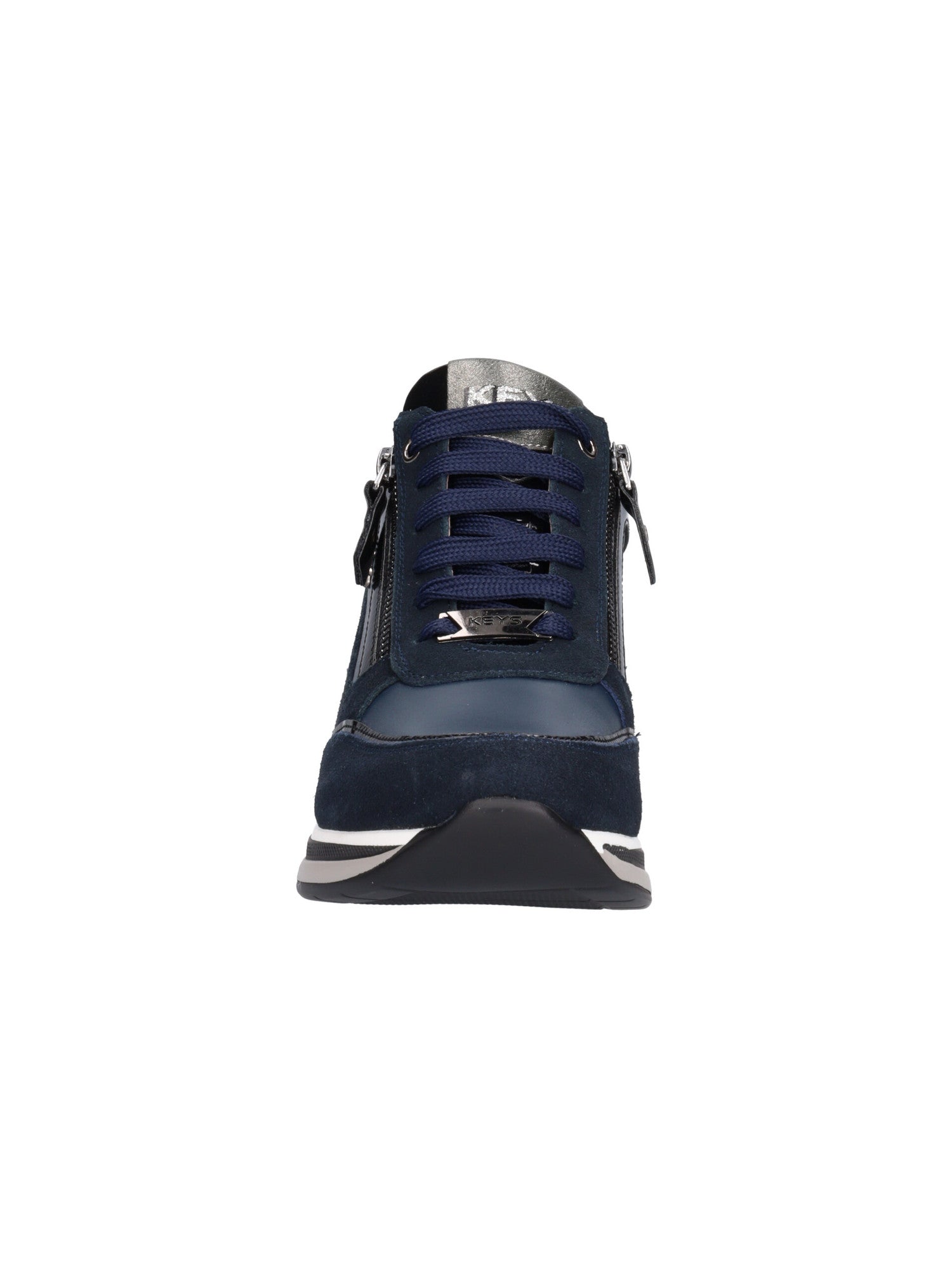 Keys Sneakers Blu da Donna con Cerniera Laterale