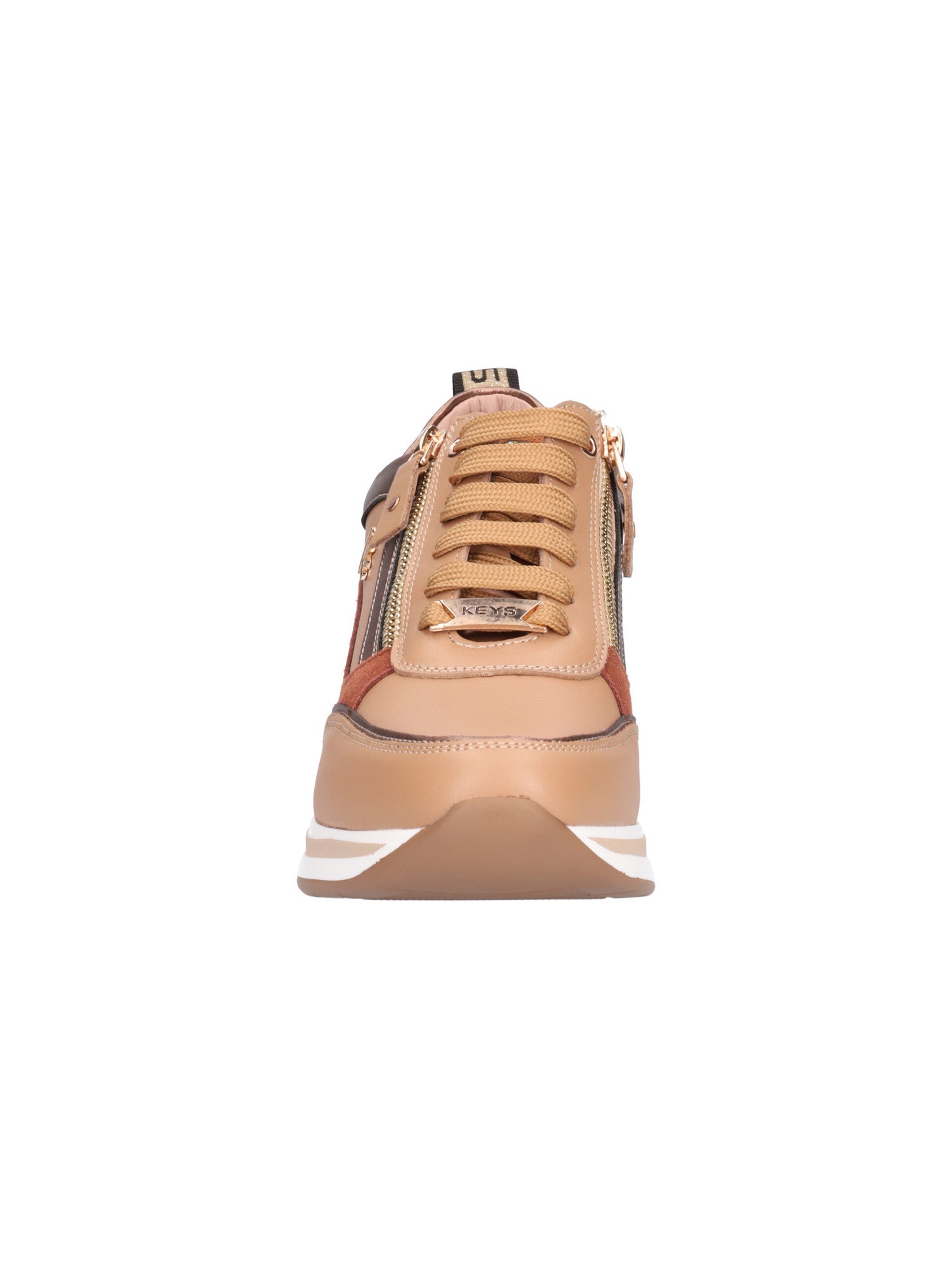 Keys Sneakers Marrone da Donna con Cerniera Laterale