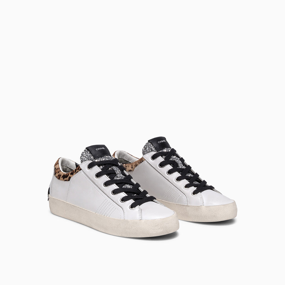 Crime London Sneakers Heritage Leopard Shine