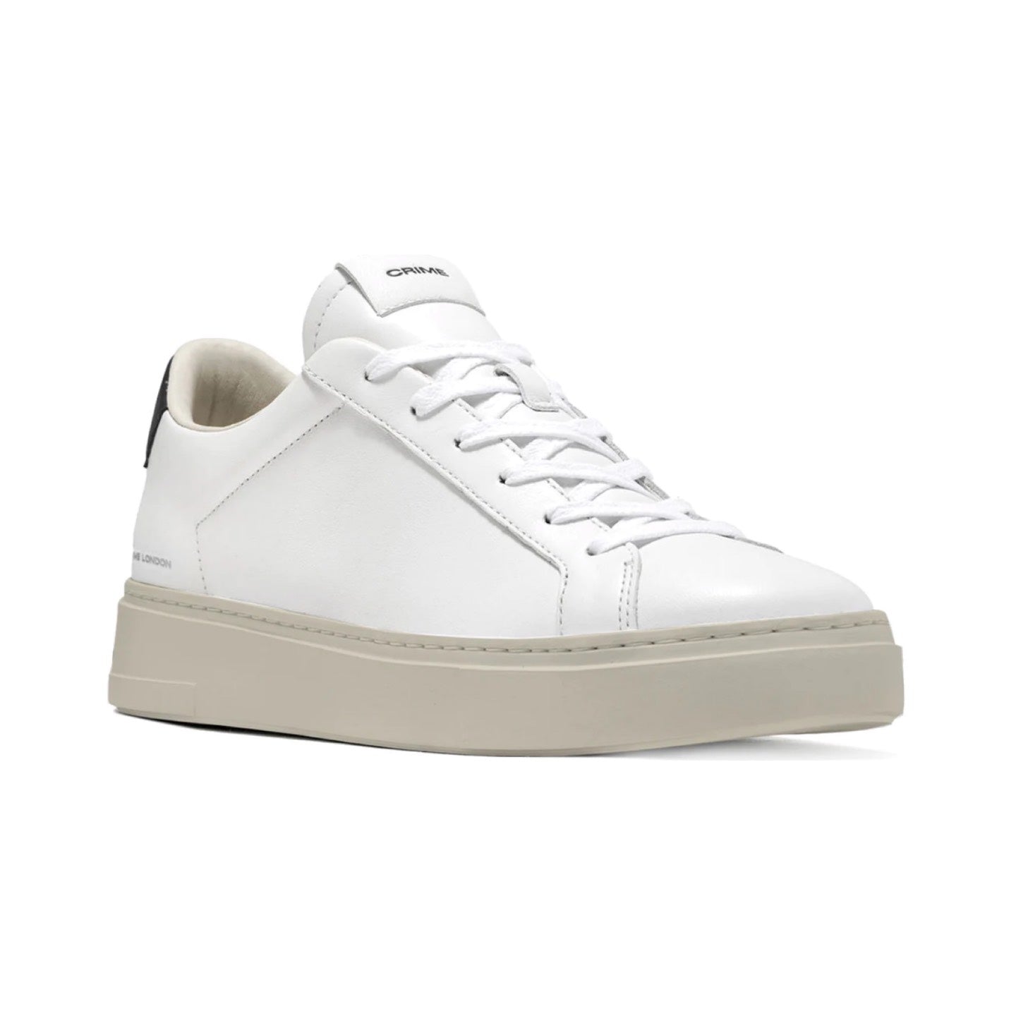 Crime London Sneakers weightless low top white black