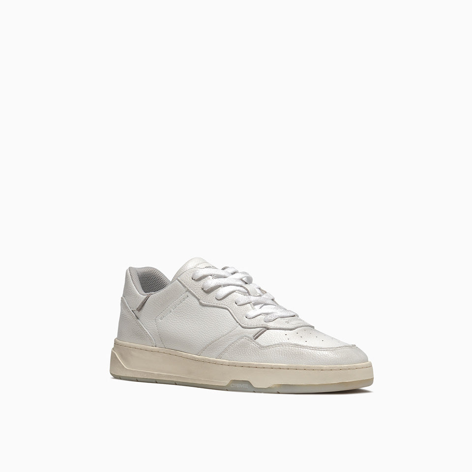 Crime London Sneakers timeless low top bianco