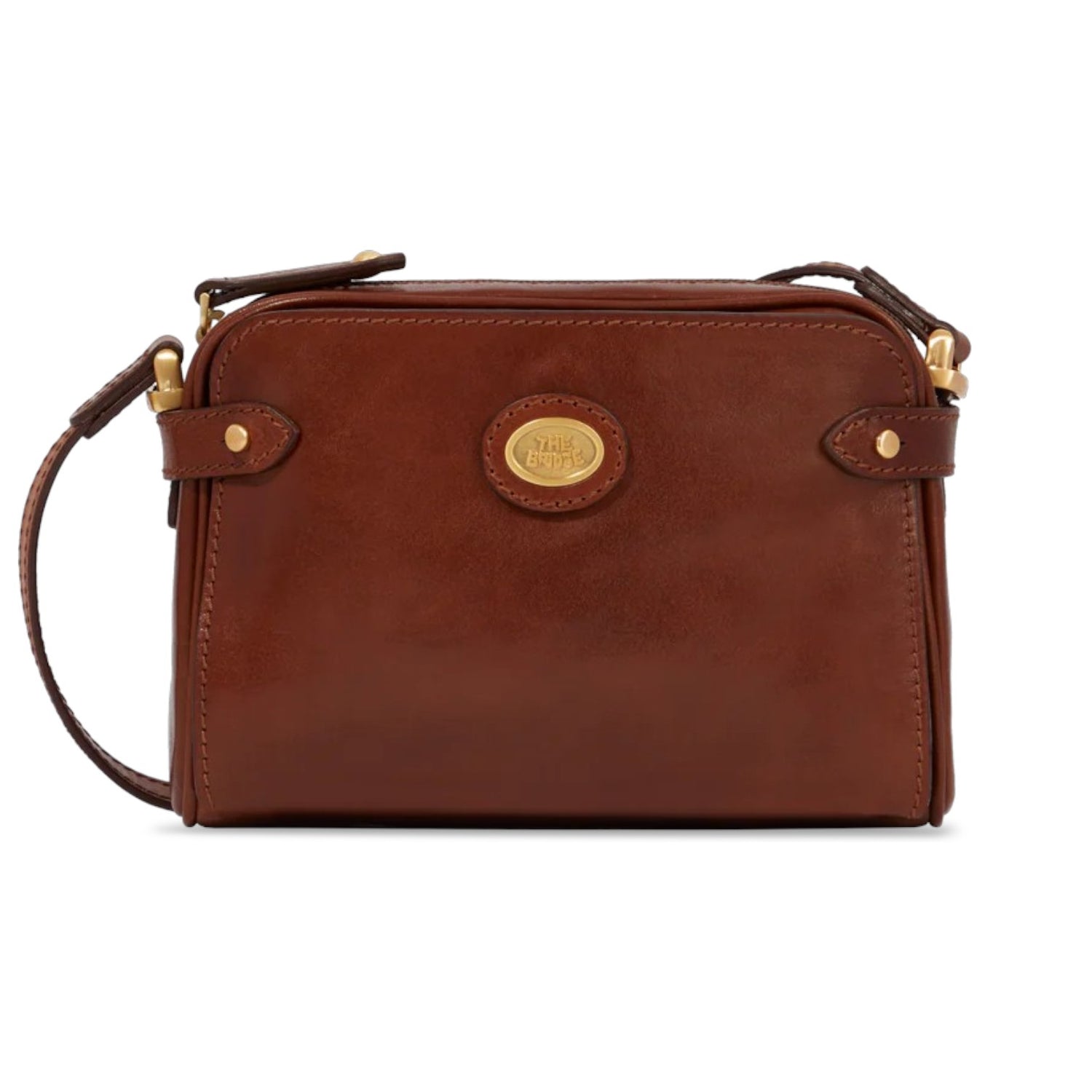 The Bridge Borsa a Tracolla Donna Linea Story in Vera Pelle Cuoio