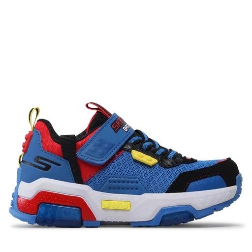 Skechers Sneakers Blu Multi Brick Kicks da Bambino