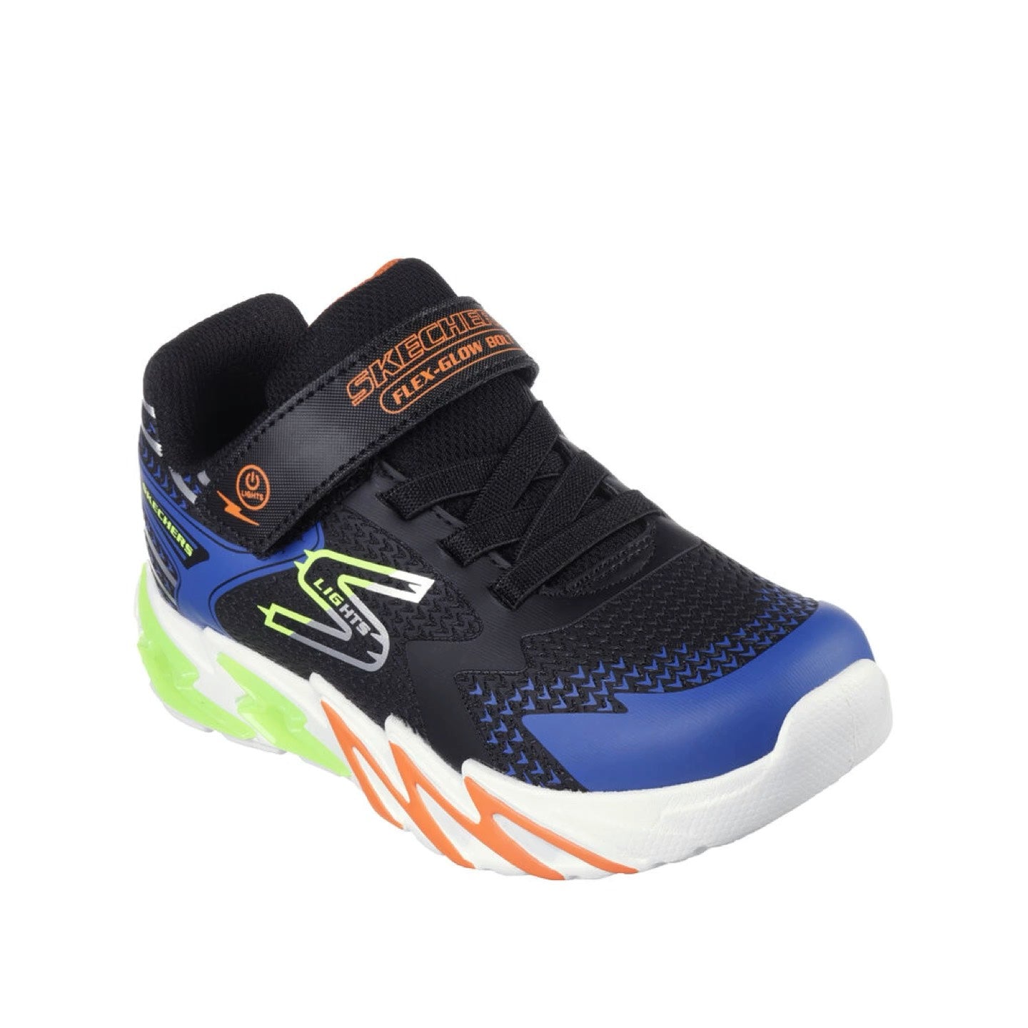 Skechers Sneakers Nera Multi Flex-Glow da Bambino