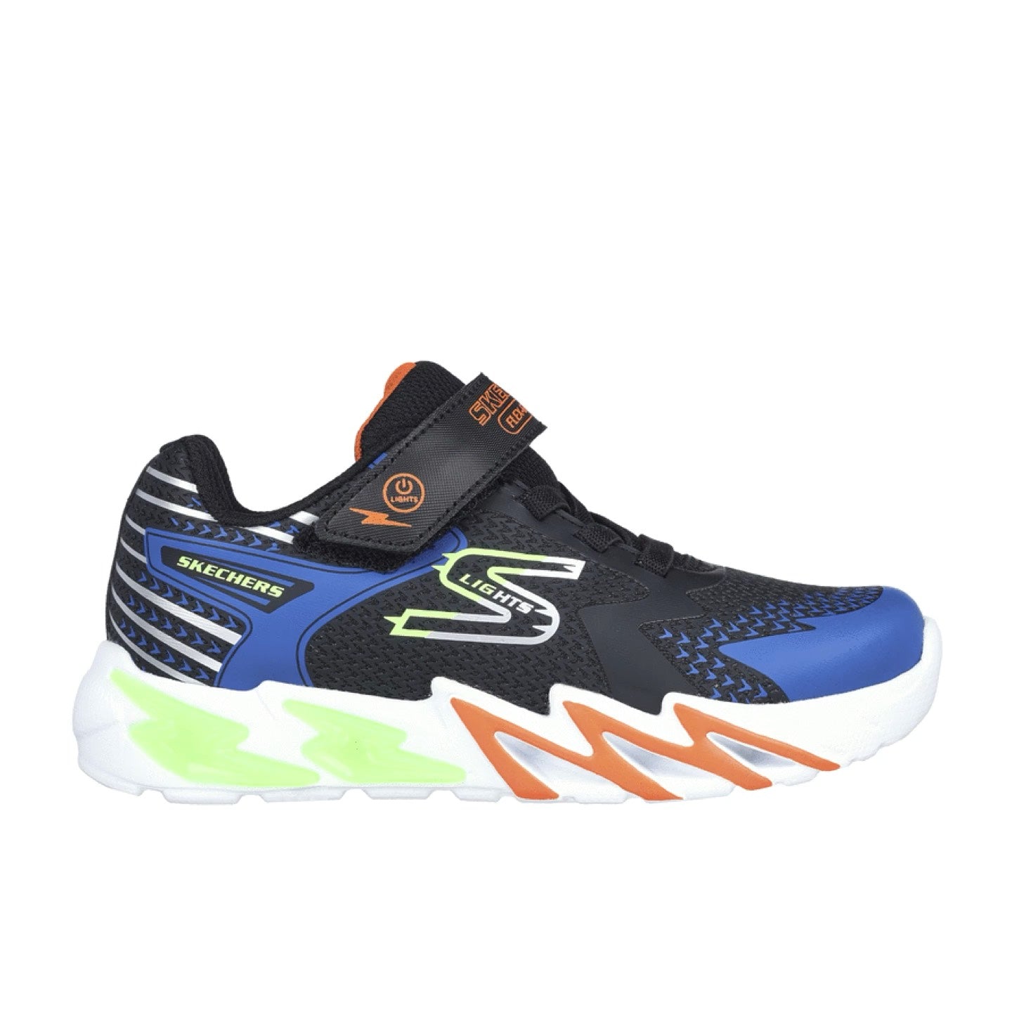 Skechers Sneakers Nera Multi Flex-Glow da Bambino