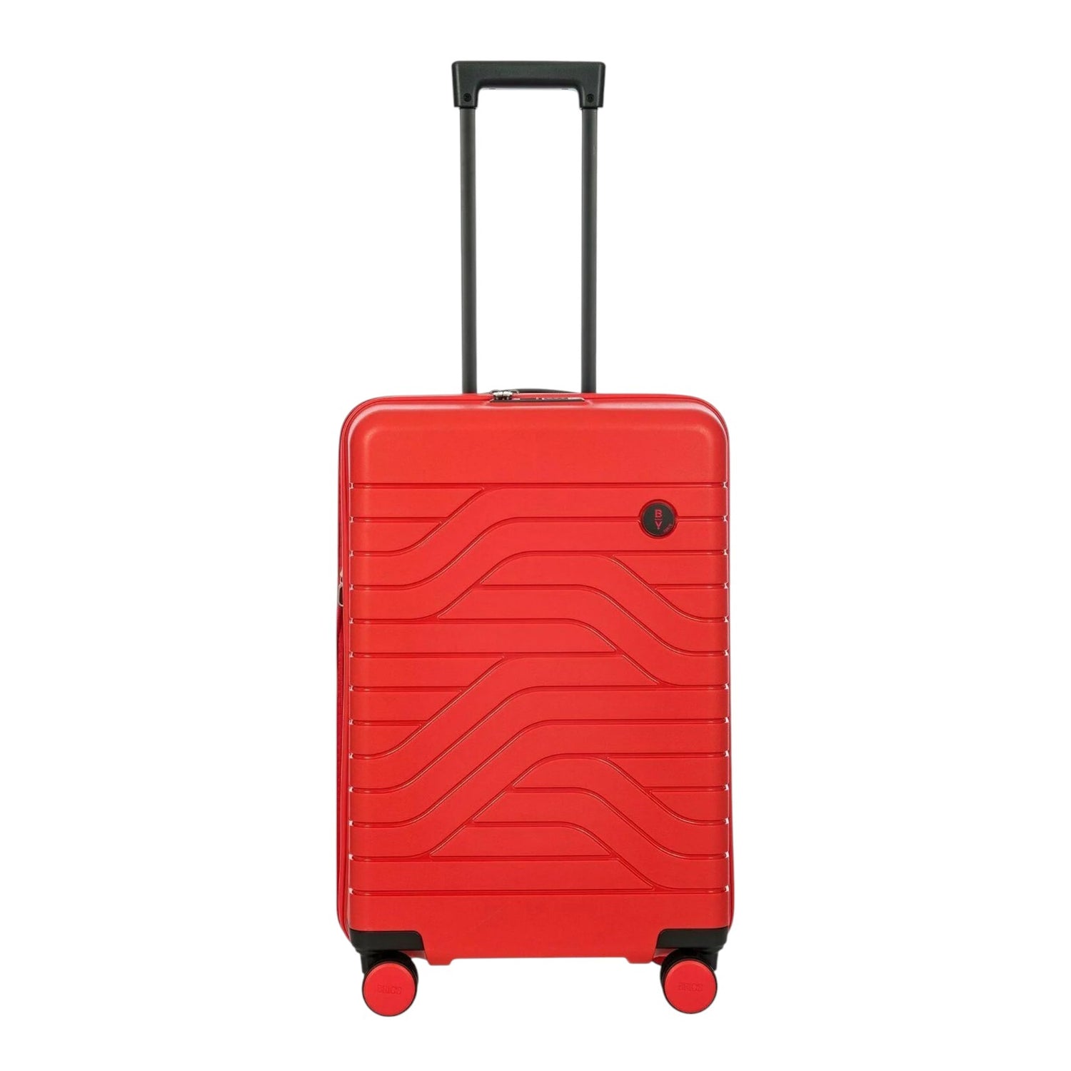 Bric's Trolley Medio Unisex Espansibile in Abs Rosso 4 Ruote