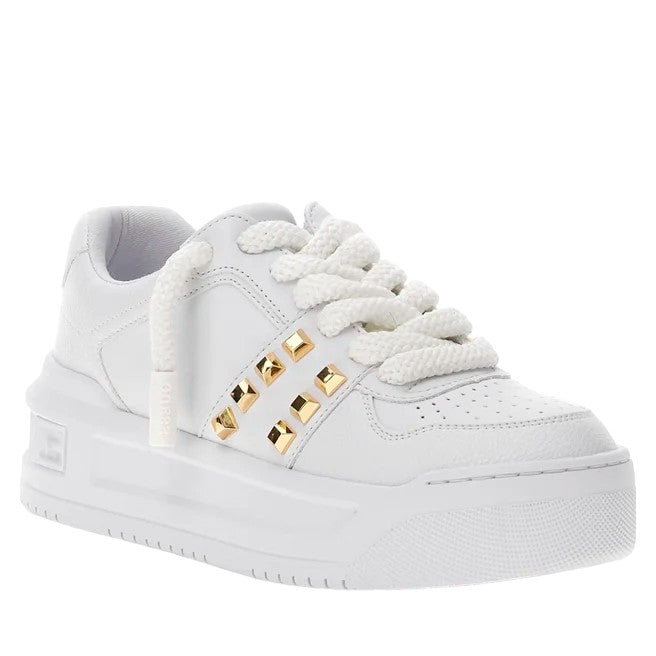 Guess Sneakers bianca lemstud platform con maxi borchie