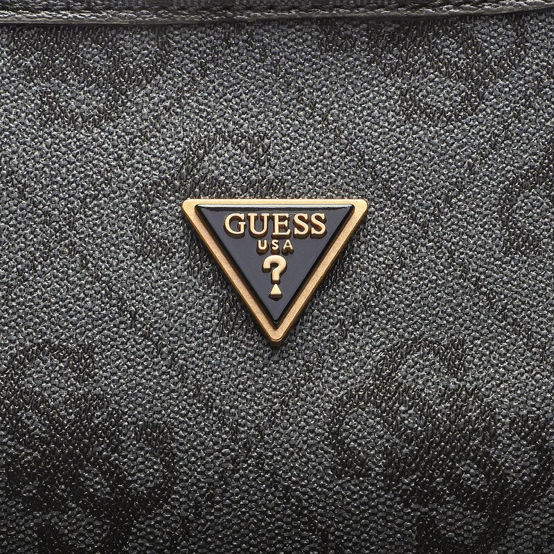 Guess Borsa a spalla nera in similpelle 4g logo