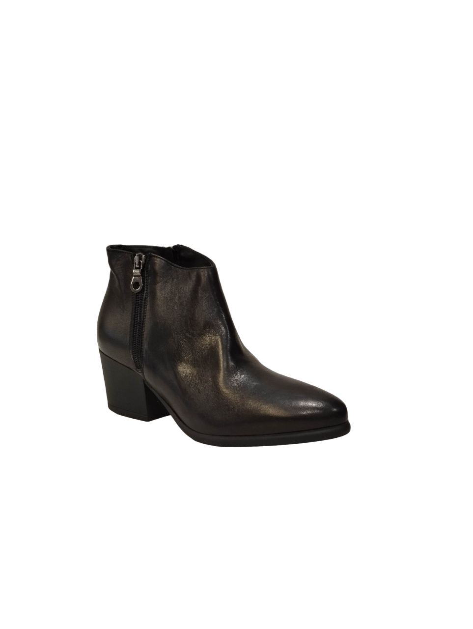 Laura Bizzarri Stivaletto Nero in Pelle Tacco 5 cm