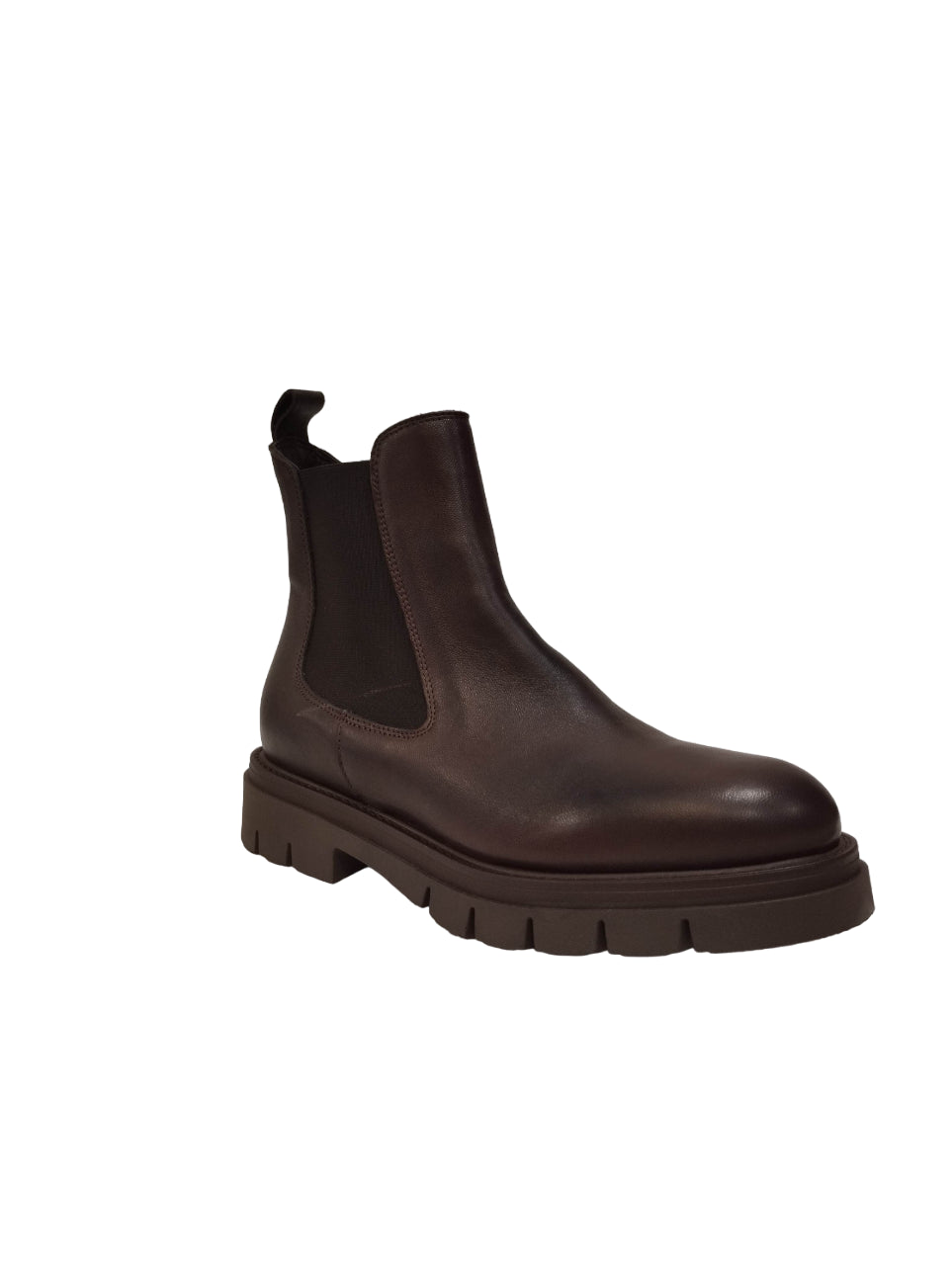 Laura Bizzarri Stivaletto Testa di Moro con Elastici in Pelle