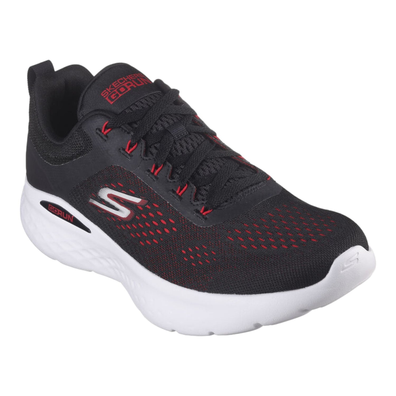Skechers Go Run Lite Nero Rosso Sneakers Uomo