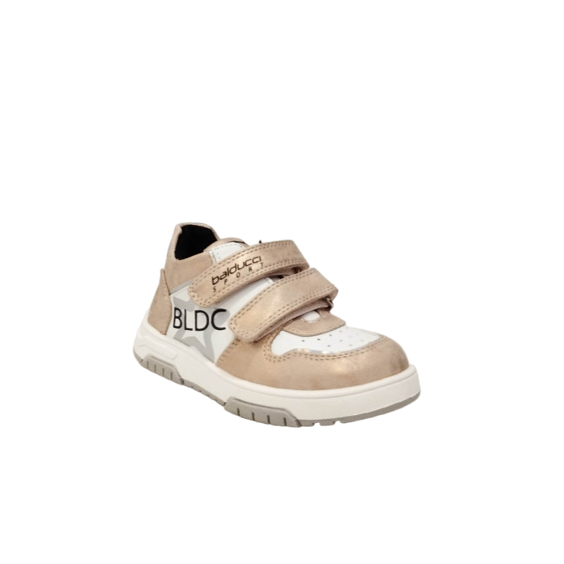Balducci Sport Sneakers Bambina in Ecopelle Rosa con Strappo e Inserti Bianchi