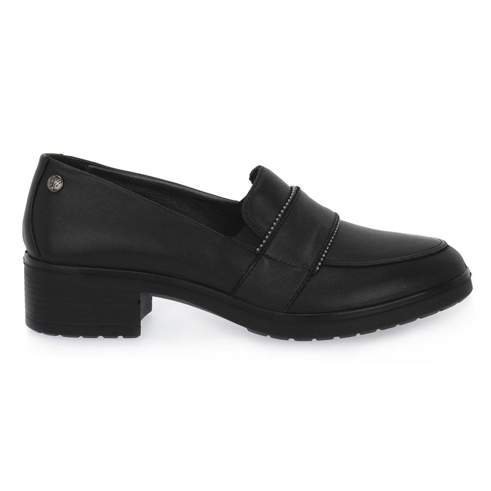 Enval Soft Mocassino nero in pelle t.3