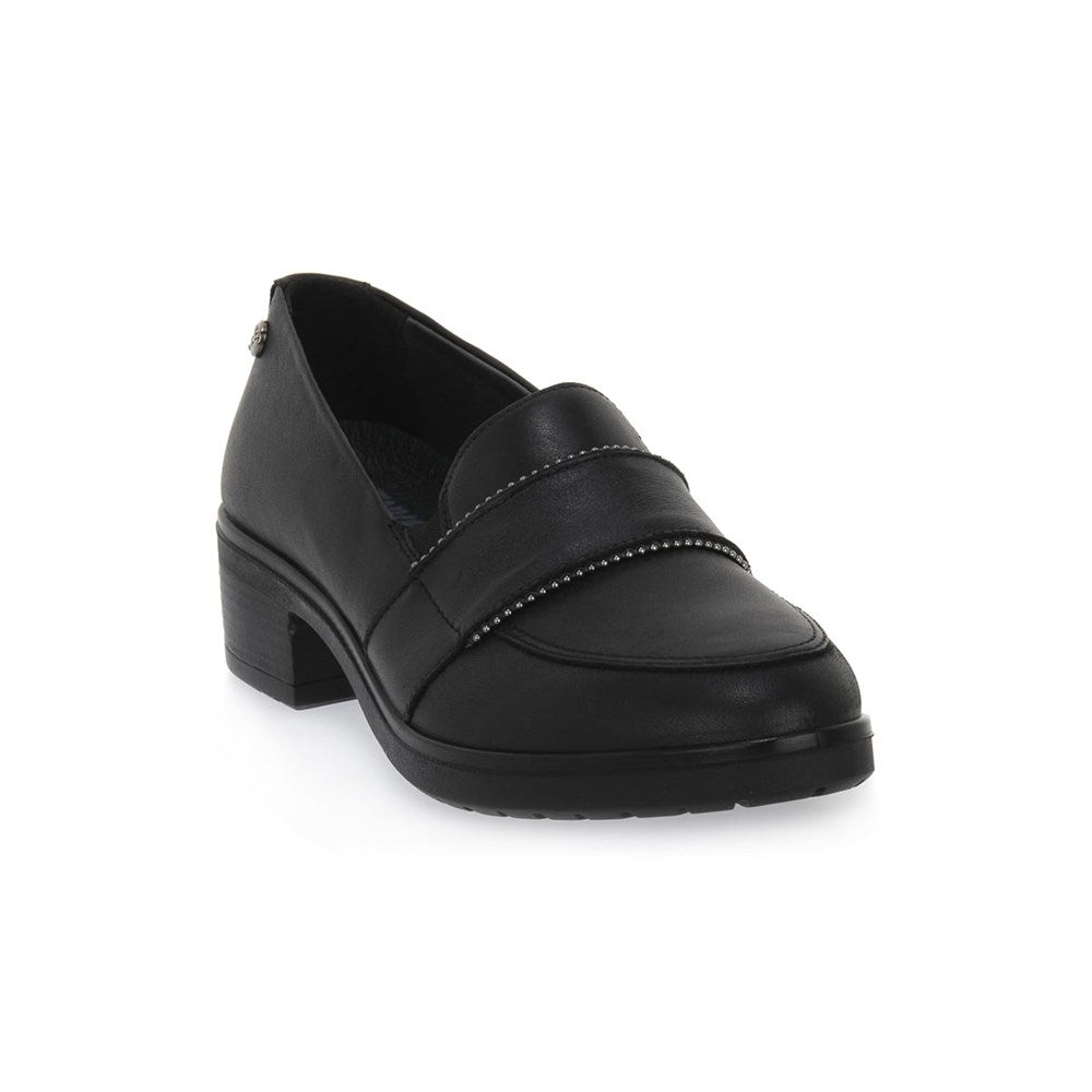 Enval Soft Mocassino nero in pelle t.3