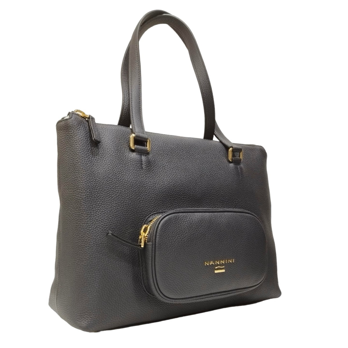 Nannini Firenze Borsa a Spalla Jessica Donna in Pelle Blu con Tascone