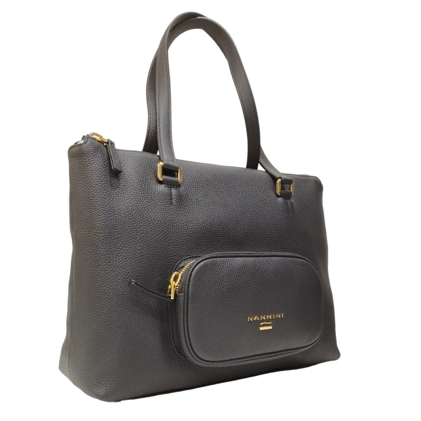 Nannini Firenze Borsa a Spalla Jessica Donna in Pelle Blu con Tascone