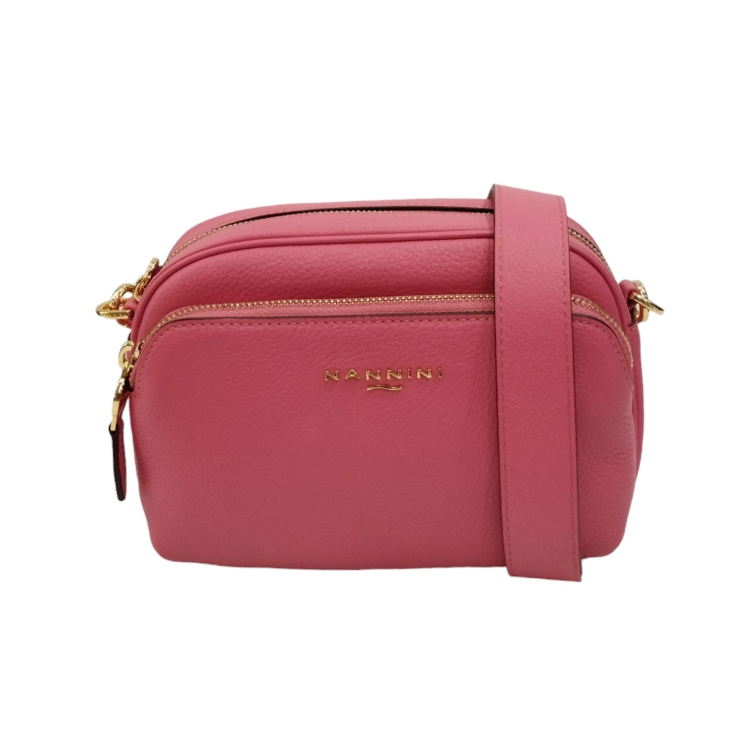 Nannini Firenze Borsa a Tracolla Keira Donna in Pelle Fucsia