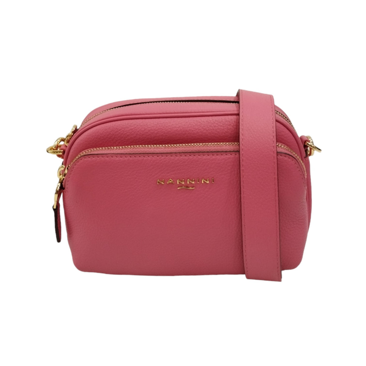 Nannini Firenze Borsa a Tracolla Keira Donna in Pelle Fucsia