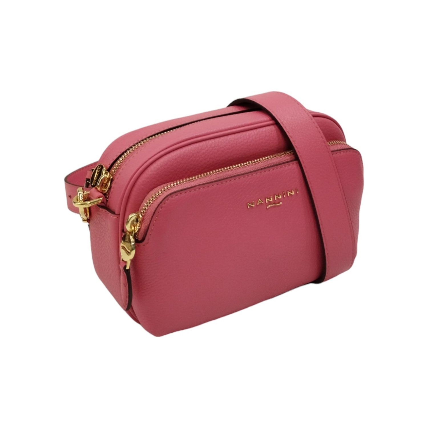Nannini Firenze Borsa a Tracolla Keira Donna in Pelle Fucsia