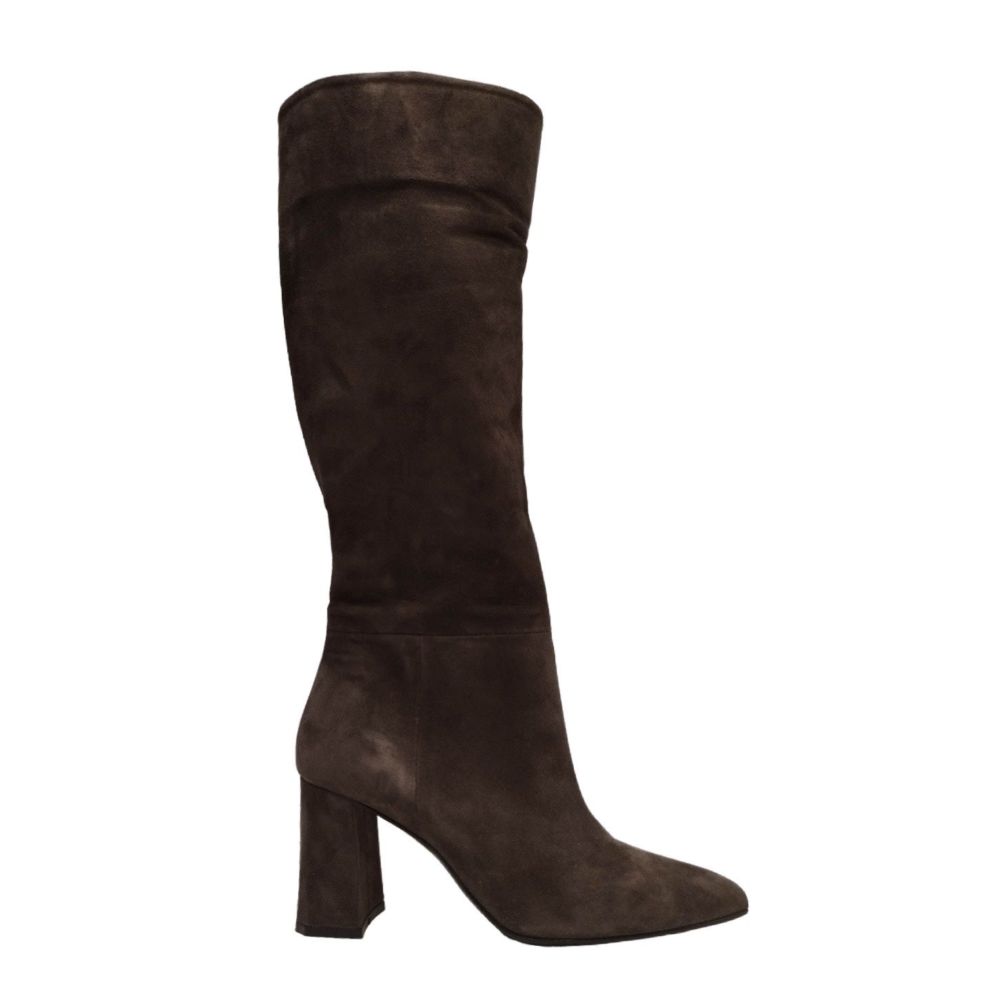 L'Amour by Albano Stivale tortora in camoscio t.7