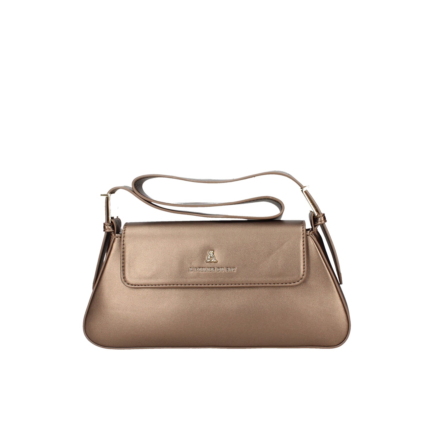 L'Atelier Du Sac Borsa a Spalla Mini Jasmine Bronzo