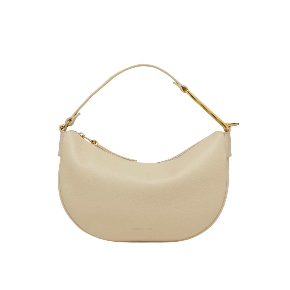 Coccinelle Borsa a spalla beige in pelle linea Priscilla