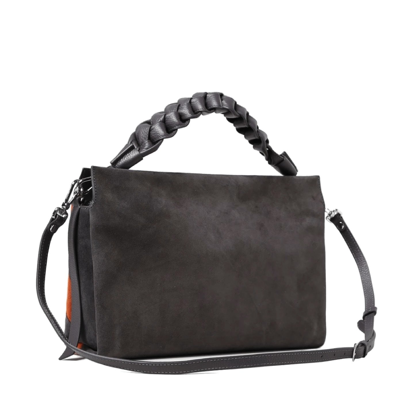 Coccinelle Borsa a spalla grigio multi linea Boheme