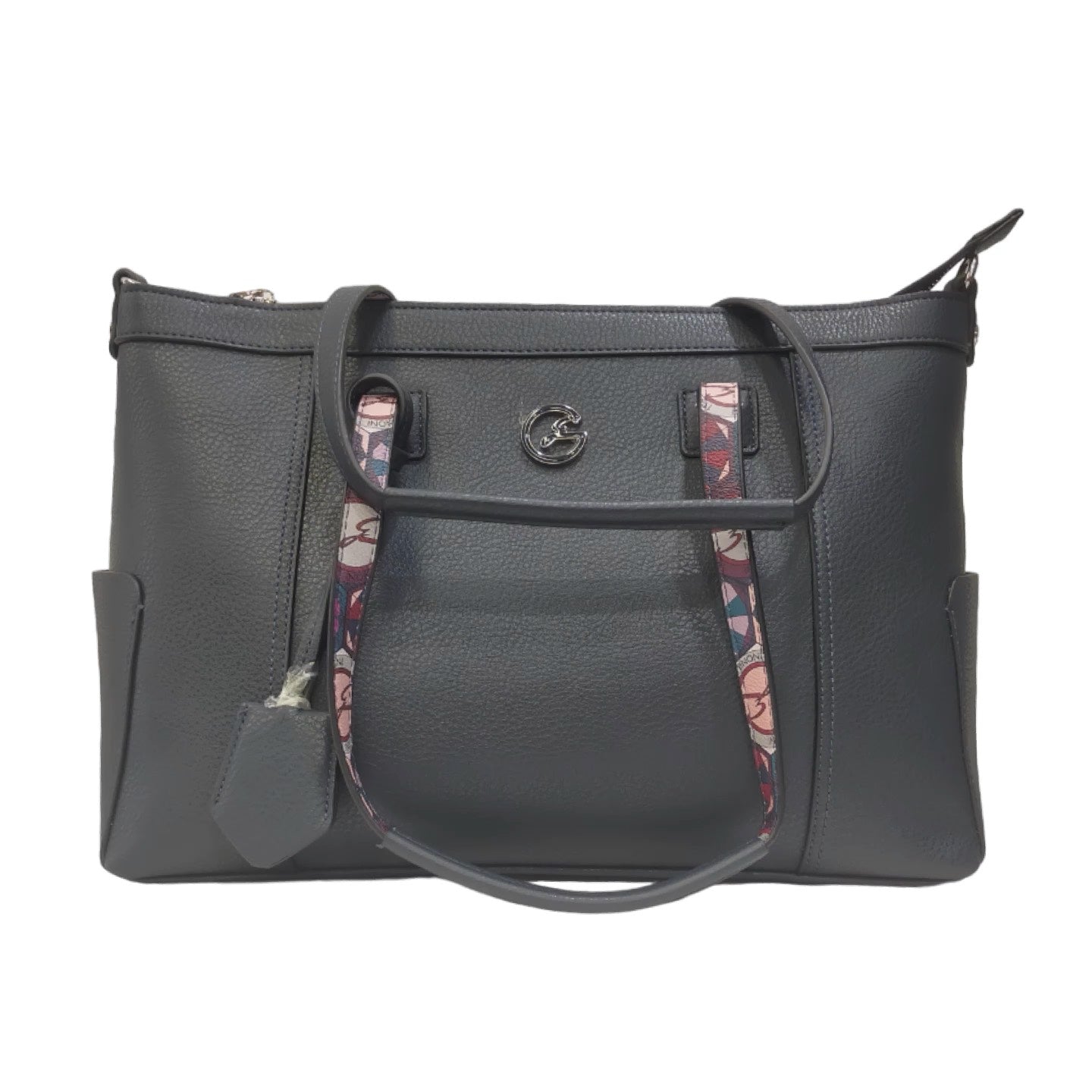 Gattinoni Roma Shopping Bag Donna Linea Denise Soft in Colore Blu e Chiusura con Cerniera