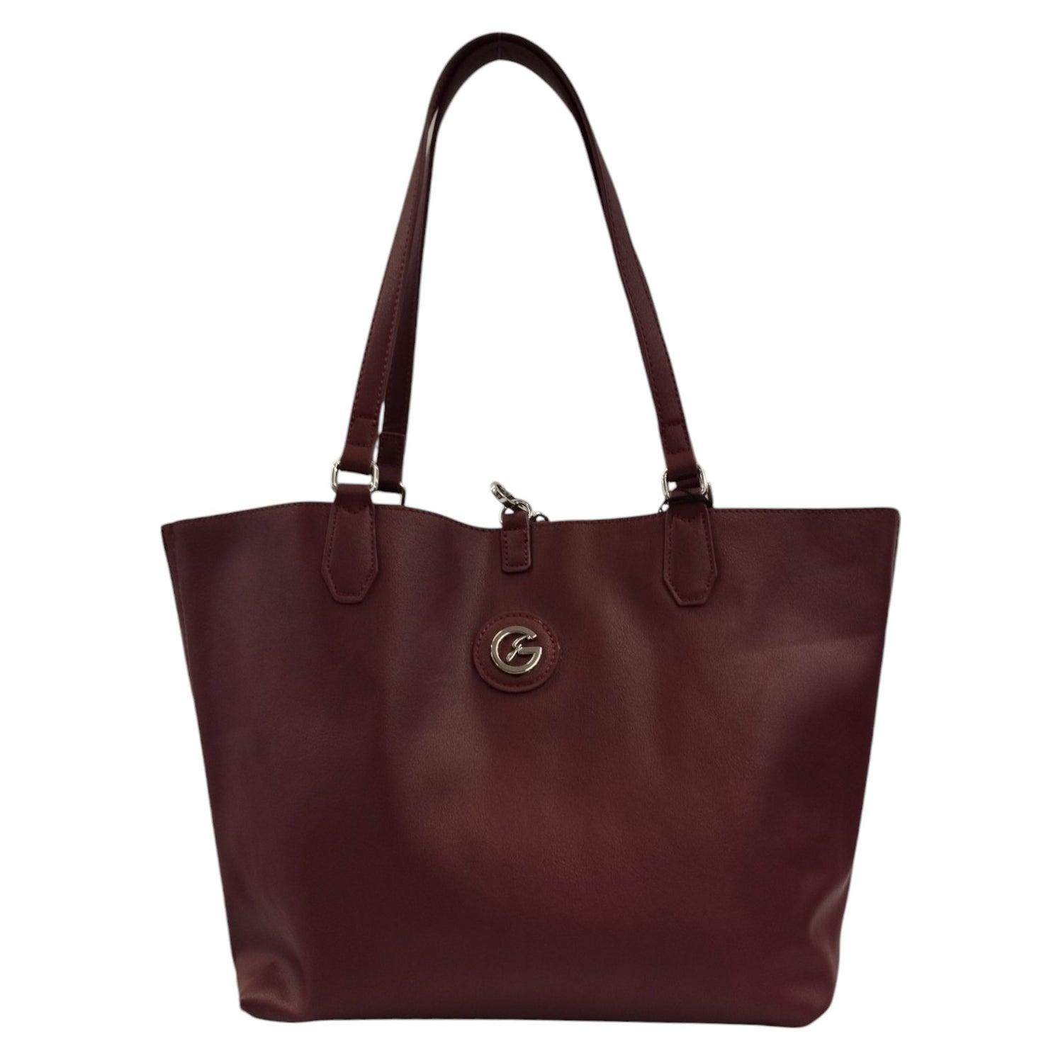 Gattinoni Roma Shopping Bag Bordeaux Teodosia Reversibile da Donna