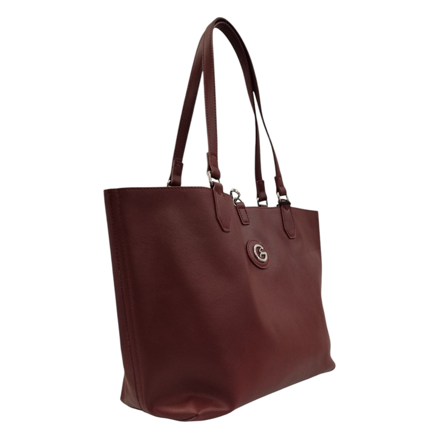 Gattinoni Roma Shopping Bag Bordeaux Teodosia Reversibile da Donna