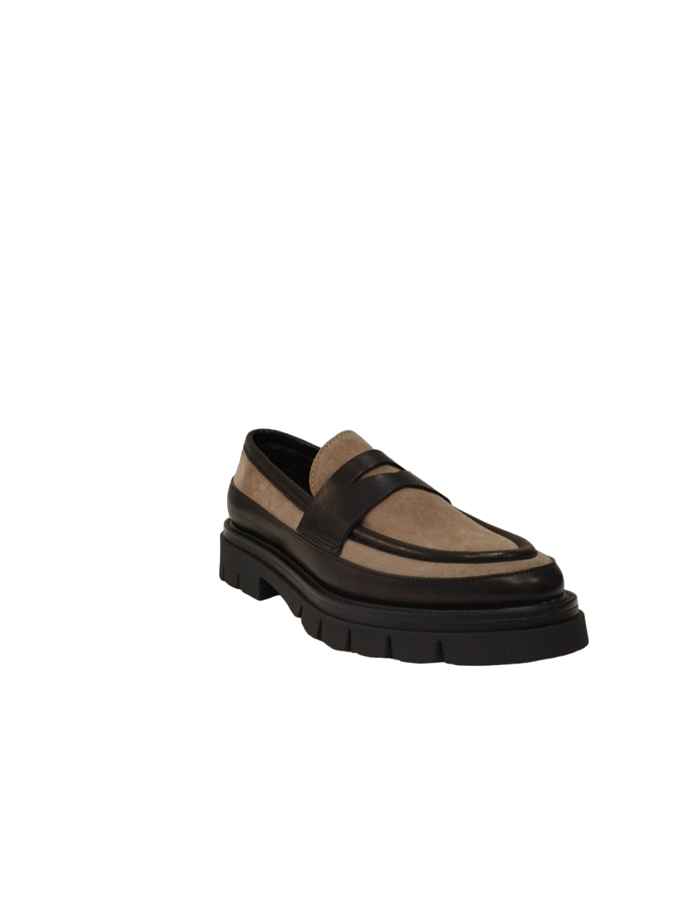 Laura Bizzarri Mocassino Bicolore da Donna con Suola in Gomma