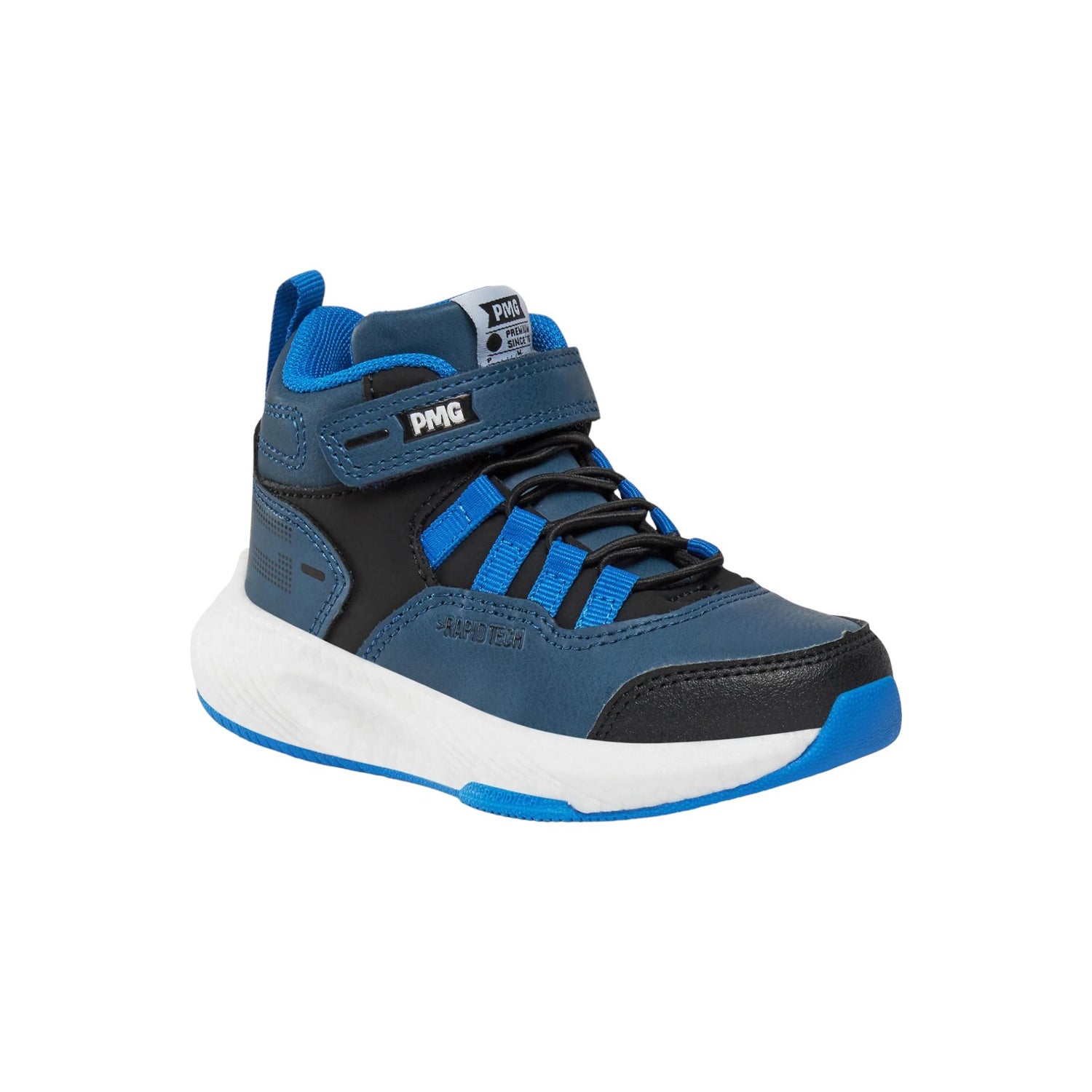 Primigi Sneakers Alta Blu Nero con Strappo da Bambino