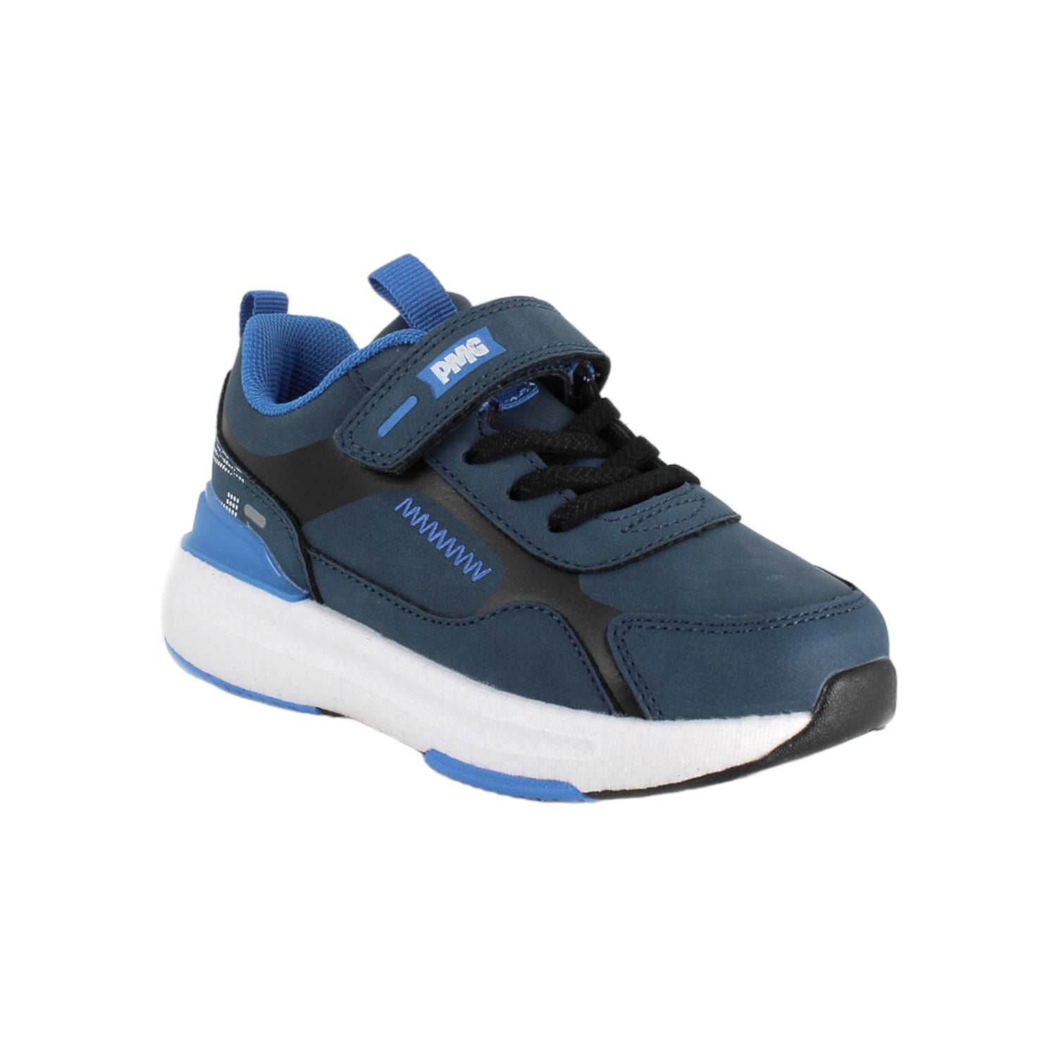 Primigi Sneakers Blu Nero con Strappo da Bambino