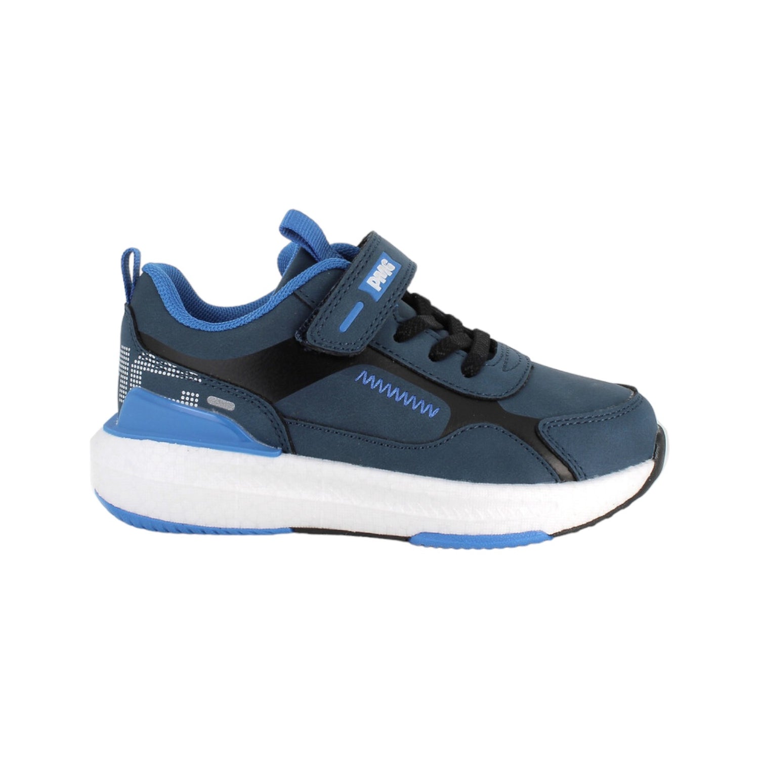 Primigi Sneakers Blu Nero con Strappo da Bambino